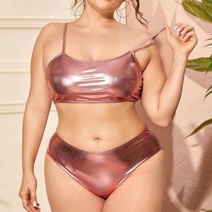 SHEIN Rose Gold Bikini Brand New